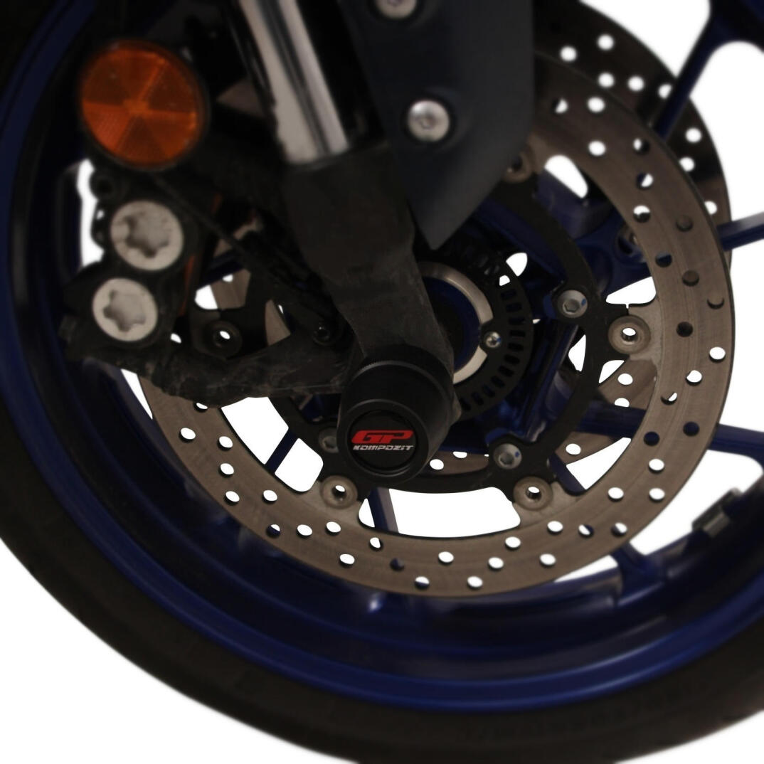 GP Kompozit Yamaha R7 2021-2024 Uyumlu Aks Koruma Takozu Seti Siyah - 2