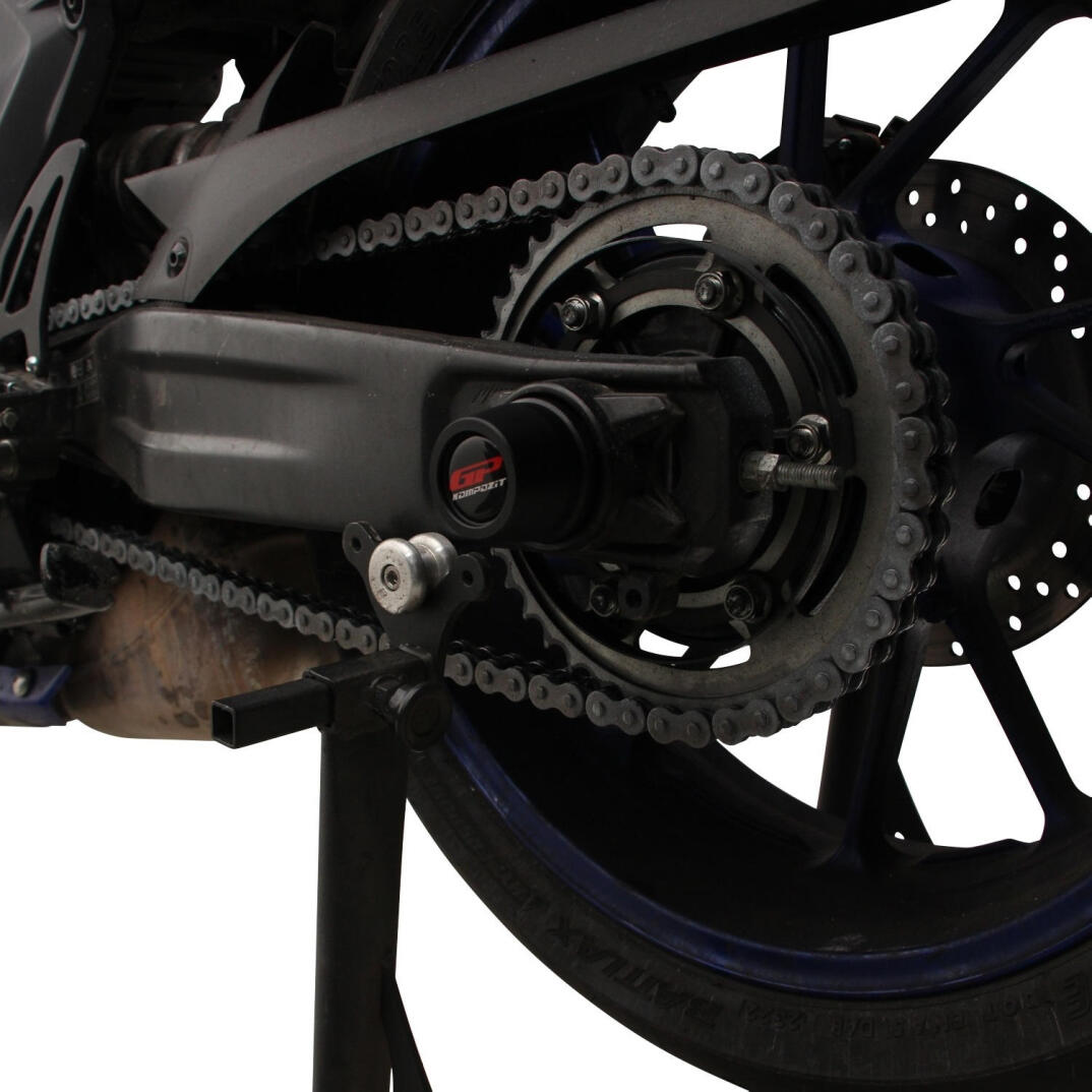 GP Kompozit Yamaha R7 2021-2024 Uyumlu Aks Koruma Takozu Seti Siyah - 3