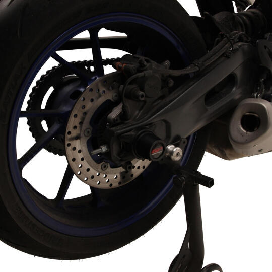GP Kompozit Yamaha R7 2021-2024 Uyumlu Aks Koruma Takozu Seti Siyah - 4