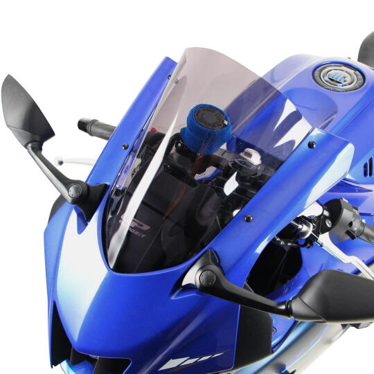GP Kompozit Yamaha R7 2021-2024 Uyumlu Ön Cam Siyah (1)