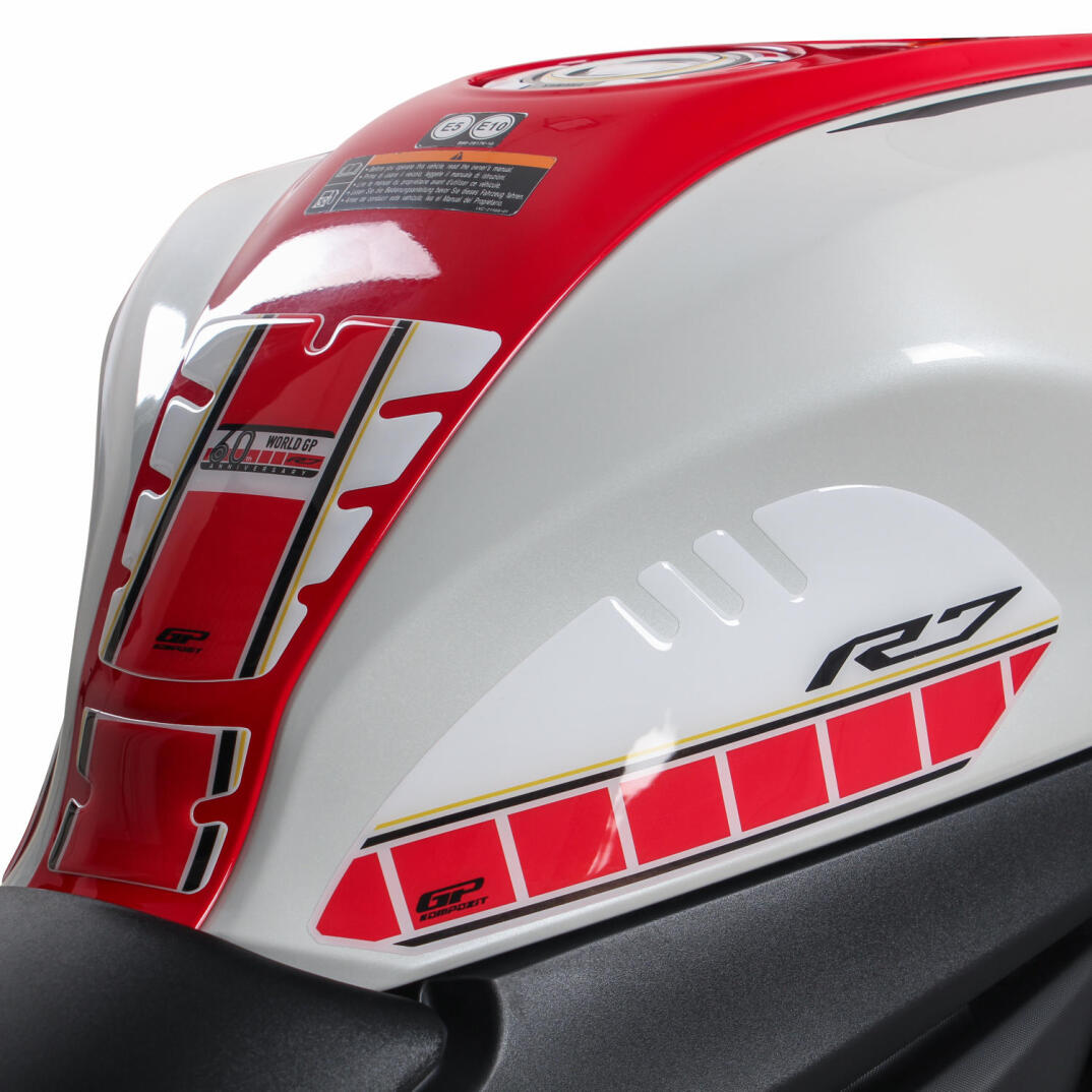 GP Kompozit Yamaha R7 2021-2024 Uyumlu Tank Pad Seti 60.Yıl - 4
