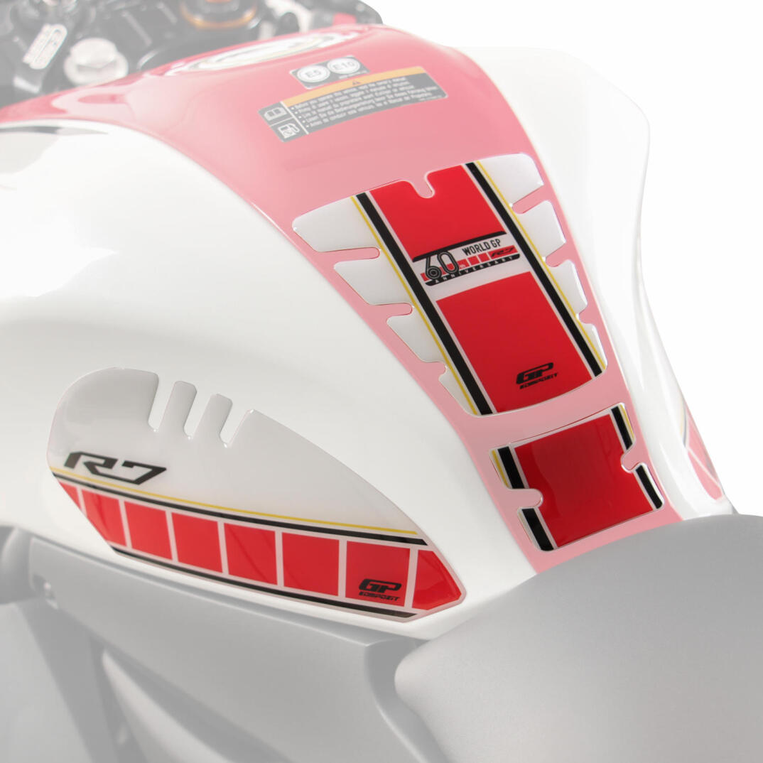 GP Kompozit Yamaha R7 2021-2024 Uyumlu Tank Pad Seti 60.Yıl - 6