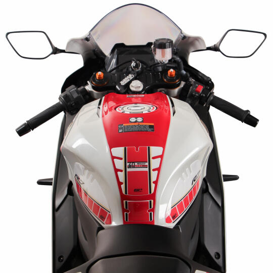 GP Kompozit Yamaha R7 2021-2024 Uyumlu Tank Pad Seti Karbon (1)