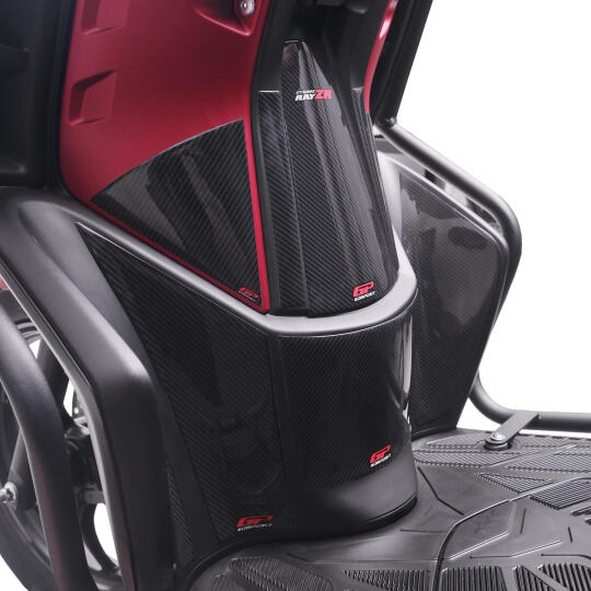 GP Kompozit Yamaha RayZR 2022-2024 Uyumlu Tank Pad Karbon - 3
