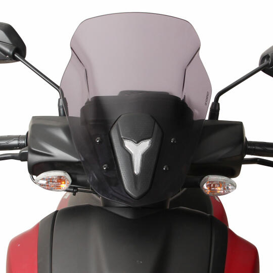 GP Kompozit Yamaha RayZR 2024 Uyumlu Kısa Spor Ön Cam Füme (1)