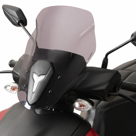 GP Kompozit Yamaha RayZR 2024 Uyumlu Kısa Spor Ön Cam Füme - 3