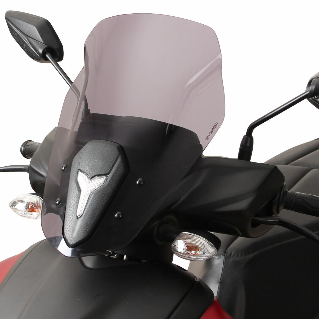 GP Kompozit Yamaha RayZR 2024 Uyumlu Kısa Spor Ön Cam Füme - 3