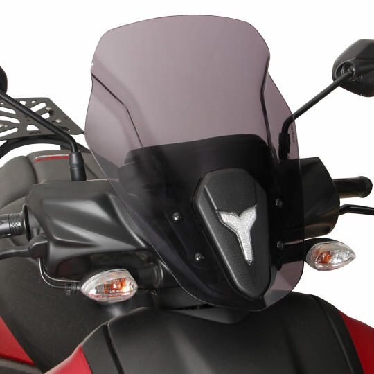 GP Kompozit Yamaha RayZR 2024 Uyumlu Kısa Spor Ön Cam Füme - 4
