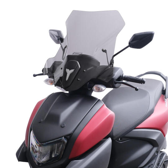 GP Kompozit Yamaha RayZR 2024 Uyumlu Ön Tur Camı Füme - 3