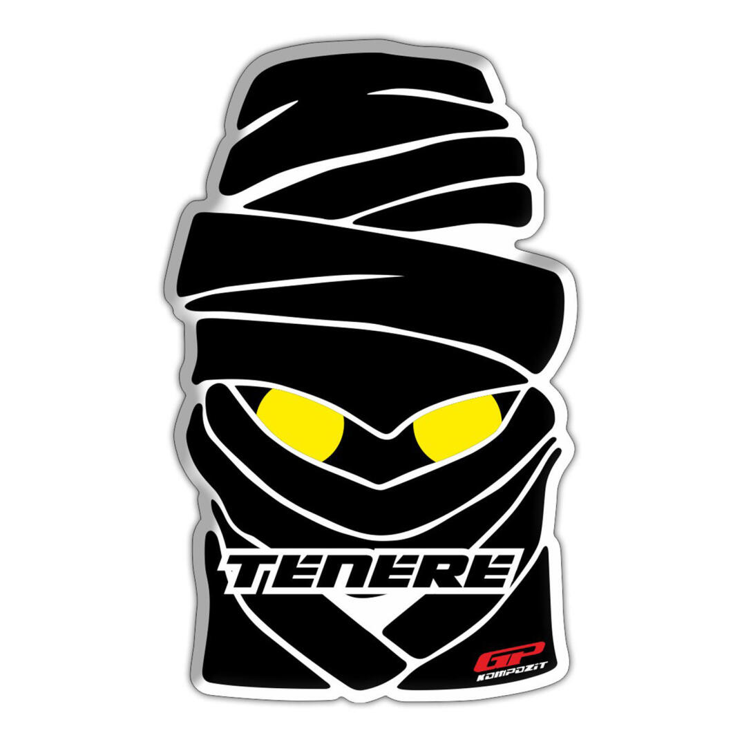GP Kompozit Yamaha Tenere 700 / 1200 2011-2023 Uyumlu Tank Pad Siyah-Sarı - 1