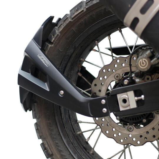 GP Kompozit Yamaha Tenere 700 2019-2023 Uyumlu Arka Çamur Sıyırıcı Siyah - 5