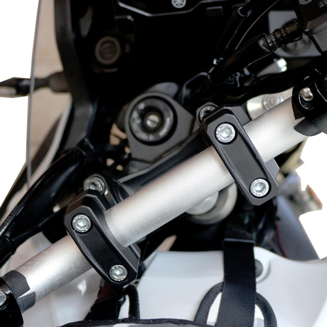 GP Kompozit Yamaha Tenere 700 2019-2023 Uyumlu Gidon Yükseltme 28mm 3.5 Siyah - 5