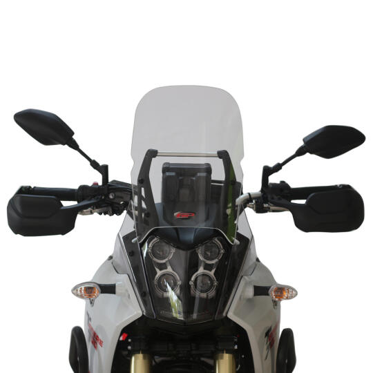 GP Kompozit Yamaha Tenere 700 2019-2023 Uyumlu Ön Cam Siyah (1)