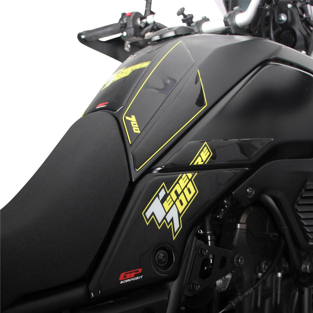 GP Kompozit Yamaha Tenere 700 2019-2023 Uyumlu Tank Pad Seti Mavi - 4