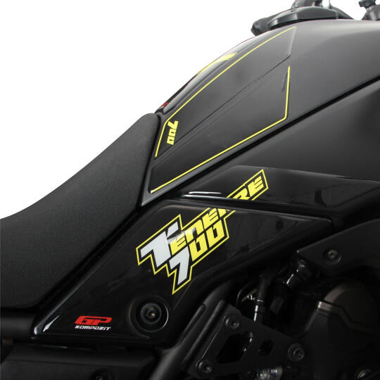 GP Kompozit Yamaha Tenere 700 2019-2023 Uyumlu Tank Pad Seti Mavi - 5
