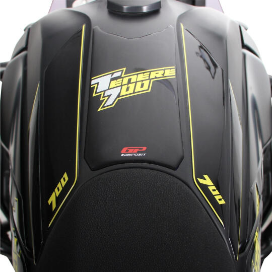 GP Kompozit Yamaha Tenere 700 2019-2023 Uyumlu Tank Pad Seti Sarı - 3