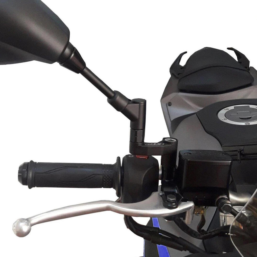 GP Kompozit Yamaha Tenere 700 2019-2024 Uyumlu Ayna Genişletme Siyah - 3