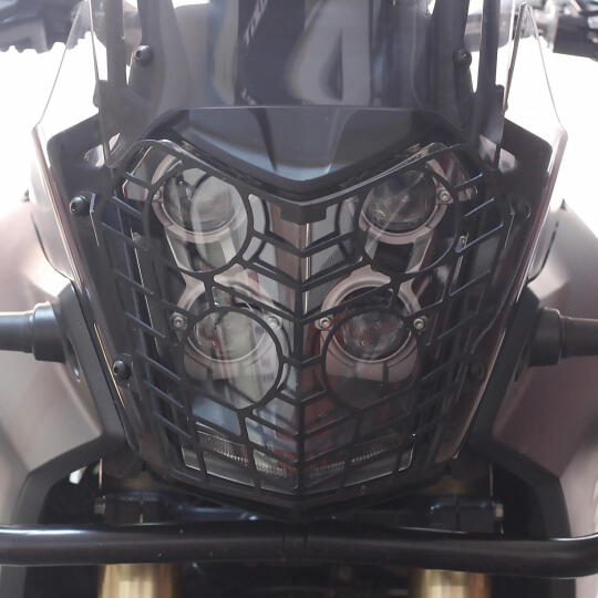 GP Kompozit Yamaha Tenere 700 2019-2024 Uyumlu Far Koruma Siyah (1)