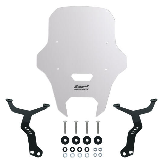 GP Kompozit Yamaha WR 125 R 2025-2026 Uyumlu Kısa Ön Cam Şeffaf - 5
