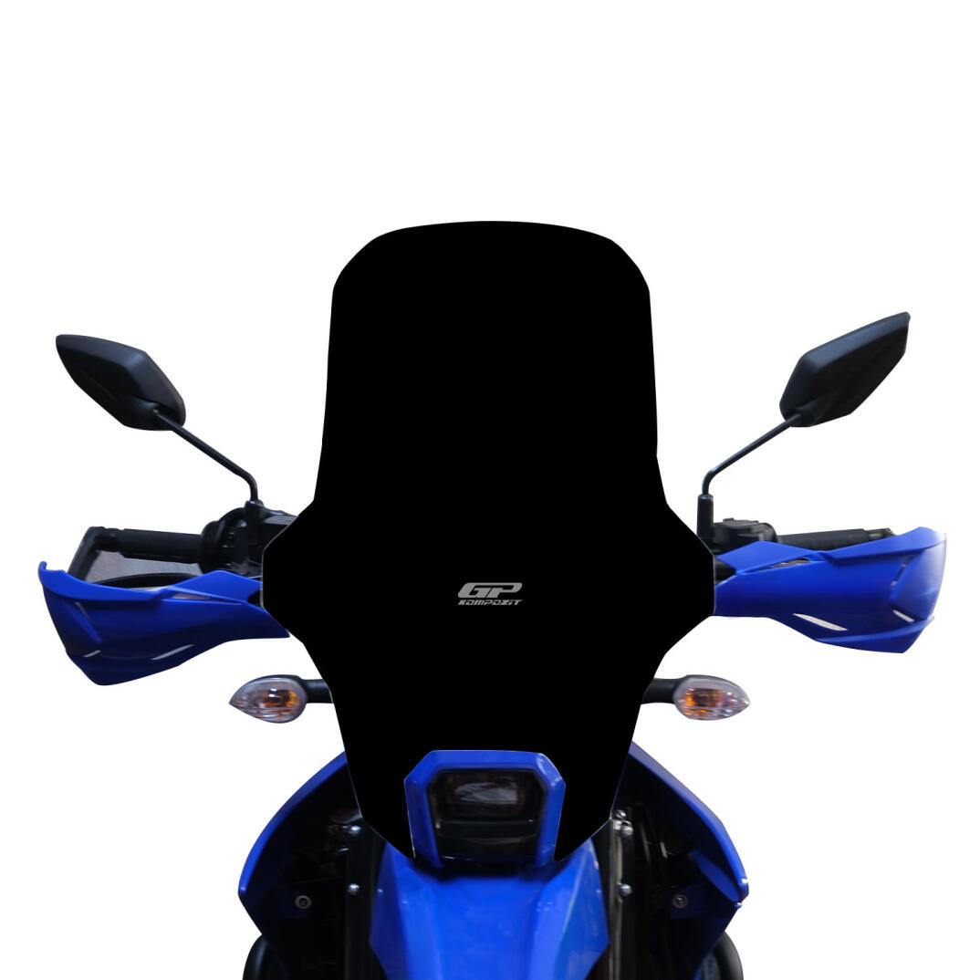 GP Kompozit Yamaha WR 125 R 2025-2026 Uyumlu Kısa Ön Cam Siyah - 2