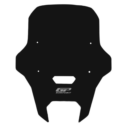 GP Kompozit Yamaha WR 125 R 2025-2026 Uyumlu Kısa Ön Cam Siyah - 3