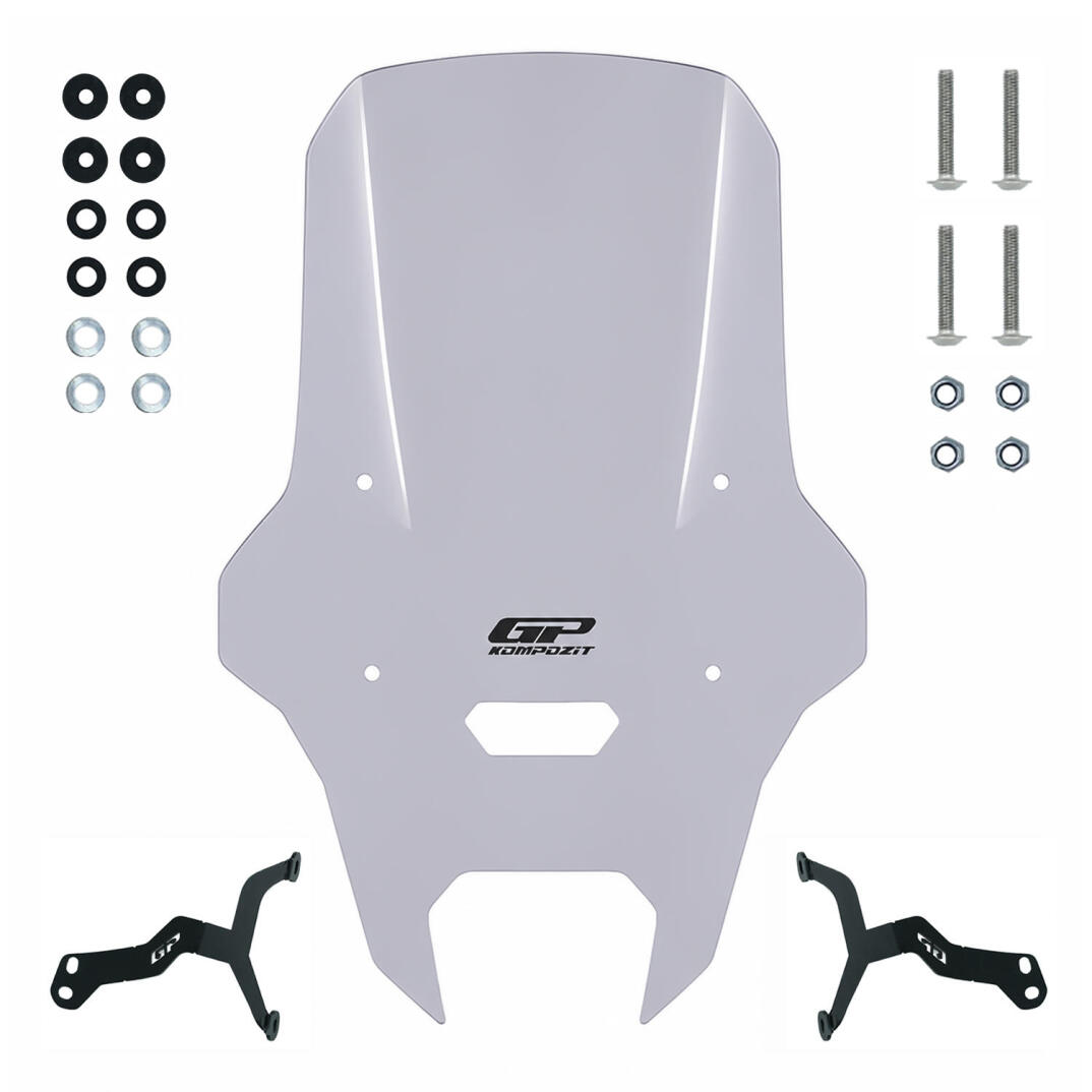 GP Kompozit Yamaha WR 125 R 2025-2026 Uyumlu Ön Cam Füme - 4