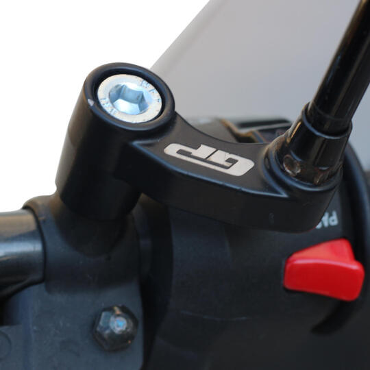 GP Kompozit Yamaha WR 125 X 2011-2016 Uyumlu Ayna Genişletme Siyah - 4