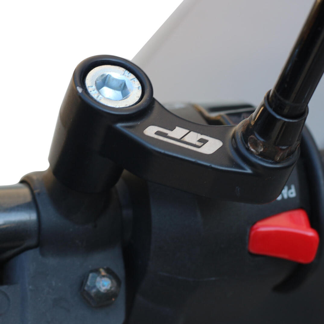 GP Kompozit Yamaha WR 125 X 2011-2016 Uyumlu Ayna Genişletme Siyah - 4