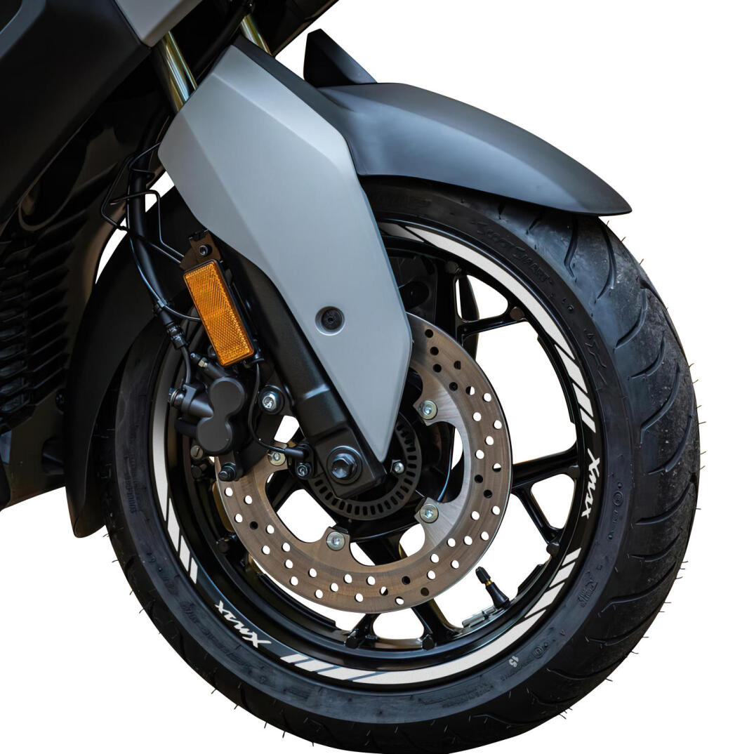 GP Kompozit Yamaha XMAX 2004-2022 Uyumlu Jant Şeridi Reflektif Gri - 2