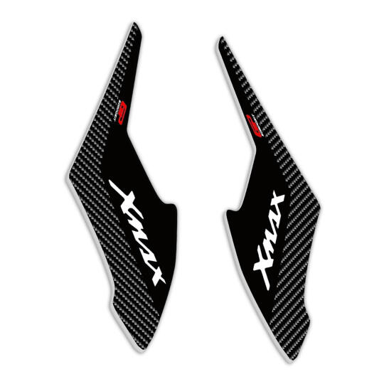 GP Kompozit Yamaha XMAX 2018-2022 Uyumlu Yan Pad Seti Siyah-Karbon - 4