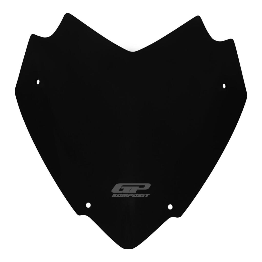 GP Kompozit Yamaha XMAX 2018-2023 Uyumlu Spor Ön Cam Siyah - 1