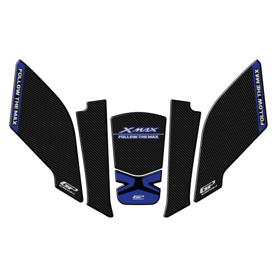 GP Kompozit Yamaha XMAX 2023-2026 Uyumlu Tank Pad Mavi