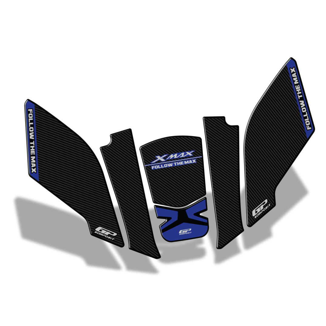 GP Kompozit Yamaha XMAX 2023-2026 Uyumlu Tank Pad Mavi - 6
