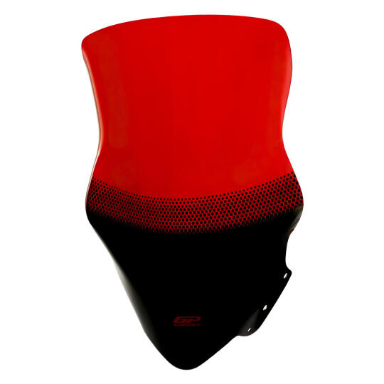 GP Kompozit Yamaha XMAX 250 2011-2013 Uyumlu Baskılı Ön Cam Kırmızı (1)