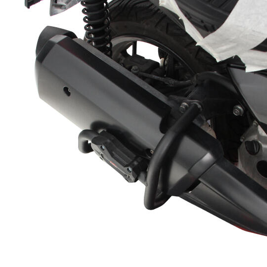GP Kompozit Yamaha XMAX 250 2018-2024 Uyumlu Egzoz Koruma Demiri Siyah - 5
