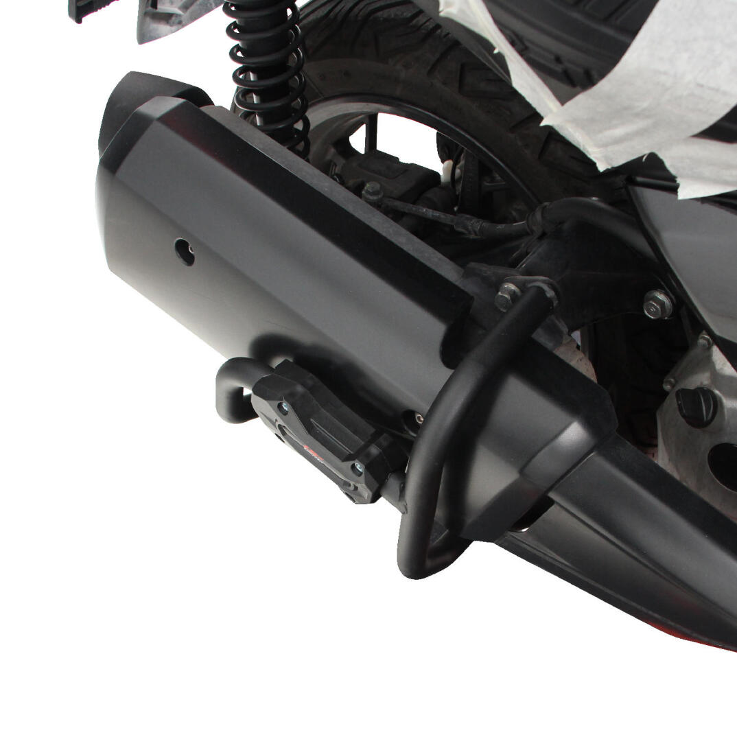 GP Kompozit Yamaha XMAX 250 2018-2024 Uyumlu Egzoz Koruma Demiri Siyah - 5