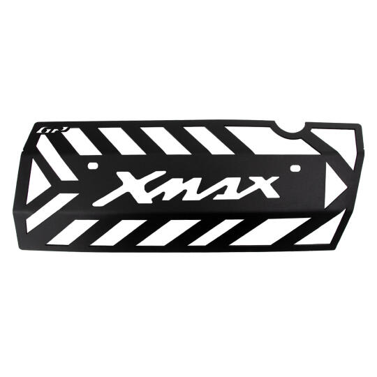 GP Kompozit Yamaha XMAX 250 2018-2024 Uyumlu Egzoz Koruma Kapağı Siyah - 1