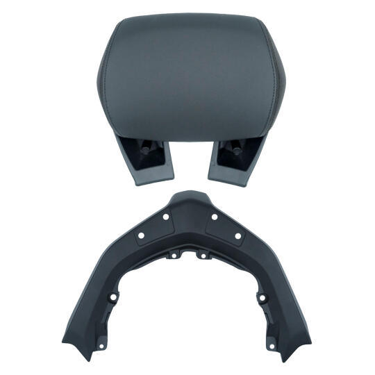GP Kompozit Yamaha XMAX 250 2024-2025 Uyumlu Dikişli Sissy Bar Siyah - 1