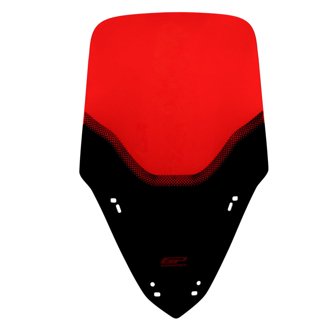 GP Kompozit Yamaha XMAX 250 2024-2026 Uyumlu Baskılı Ön Cam Kırmızı - 1