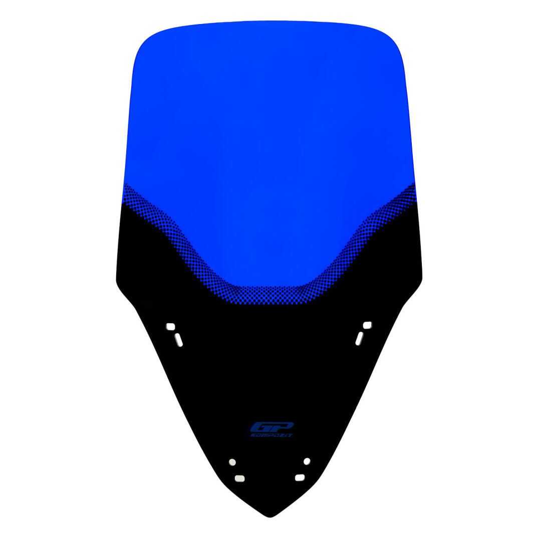 GP Kompozit Yamaha XMAX 250 2024-2026 Uyumlu Baskılı Ön Cam Mavi - 1