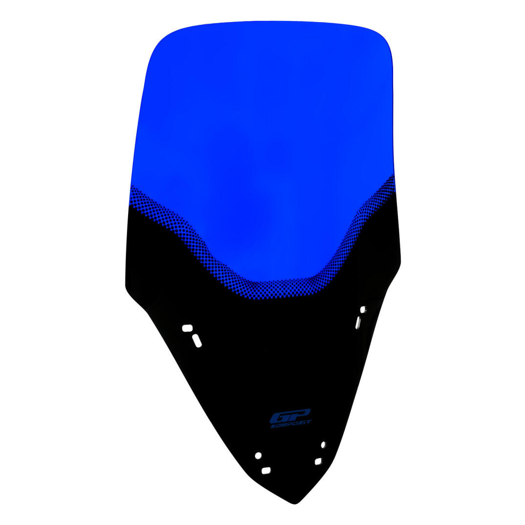 GP Kompozit Yamaha XMAX 250 2024-2026 Uyumlu Baskılı Ön Cam Mavi - 3