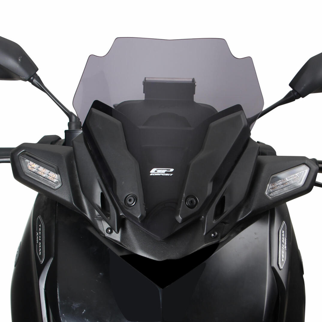 GP Kompozit Yamaha XMAX 250 2024-2026 Uyumlu Spor Ön Cam Füme - 2