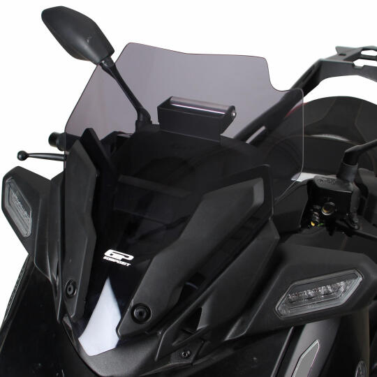GP Kompozit Yamaha XMAX 250 2024-2026 Uyumlu Spor Ön Cam Füme - 3