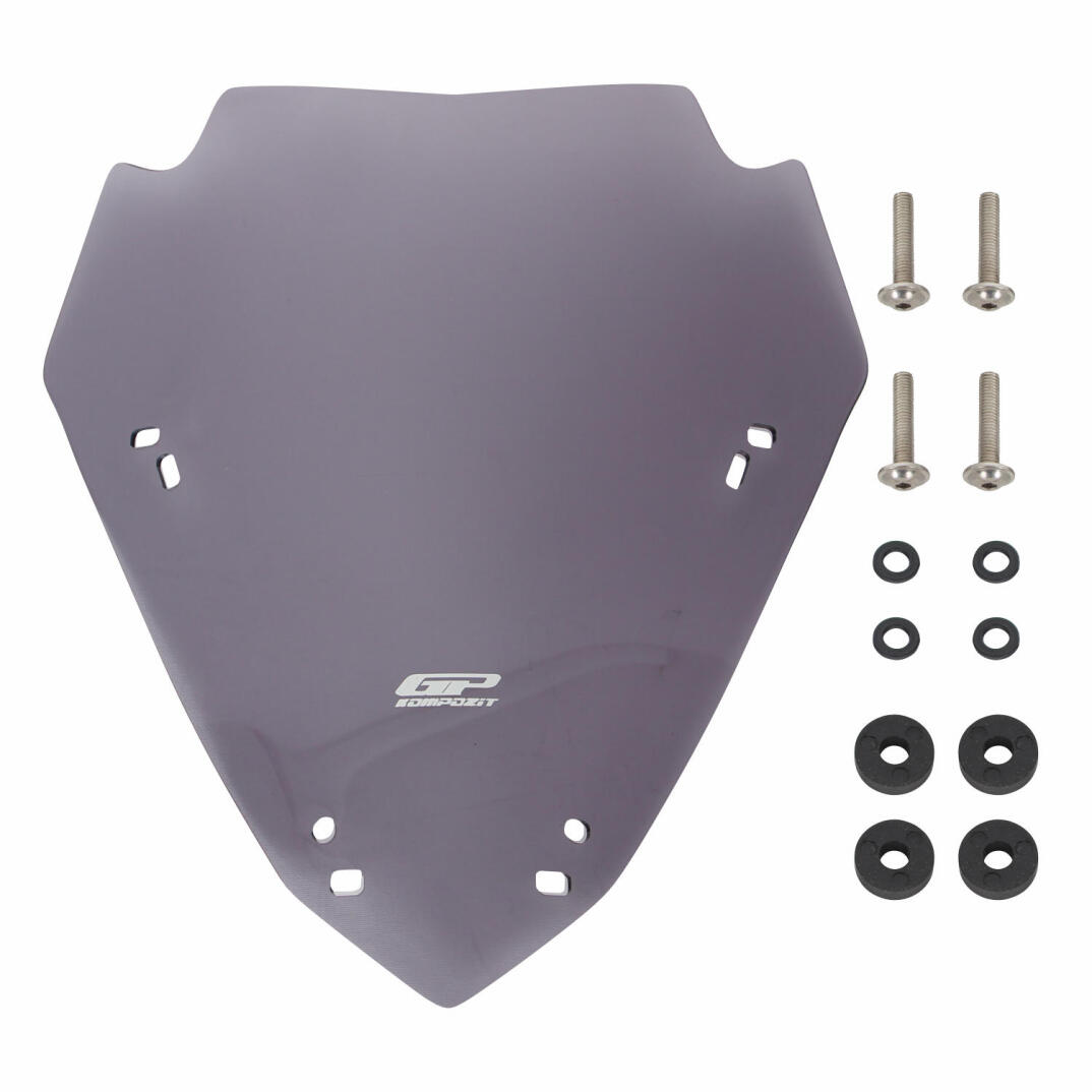 GP Kompozit Yamaha XMAX 250 2024-2026 Uyumlu Spor Ön Cam Füme - 7
