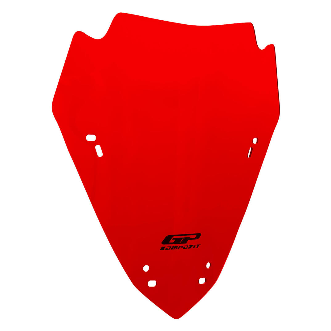 GP Kompozit Yamaha XMAX 250 2024-2026 Uyumlu Spor Ön Cam Kırmızı - 3