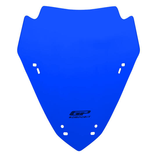 GP Kompozit Yamaha XMAX 250 2024-2026 Uyumlu Spor Ön Cam Mavi
