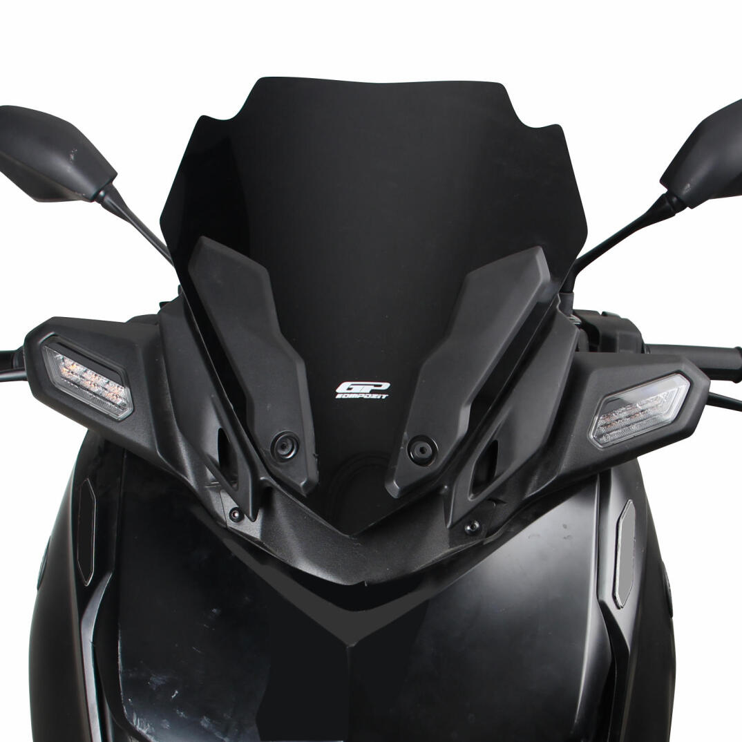 GP Kompozit Yamaha XMAX 250 2024-2026 Uyumlu Spor Ön Cam Siyah - 2