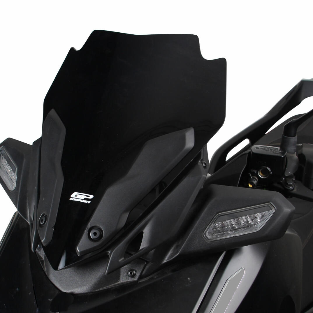 GP Kompozit Yamaha XMAX 250 2024-2026 Uyumlu Spor Ön Cam Siyah - 3