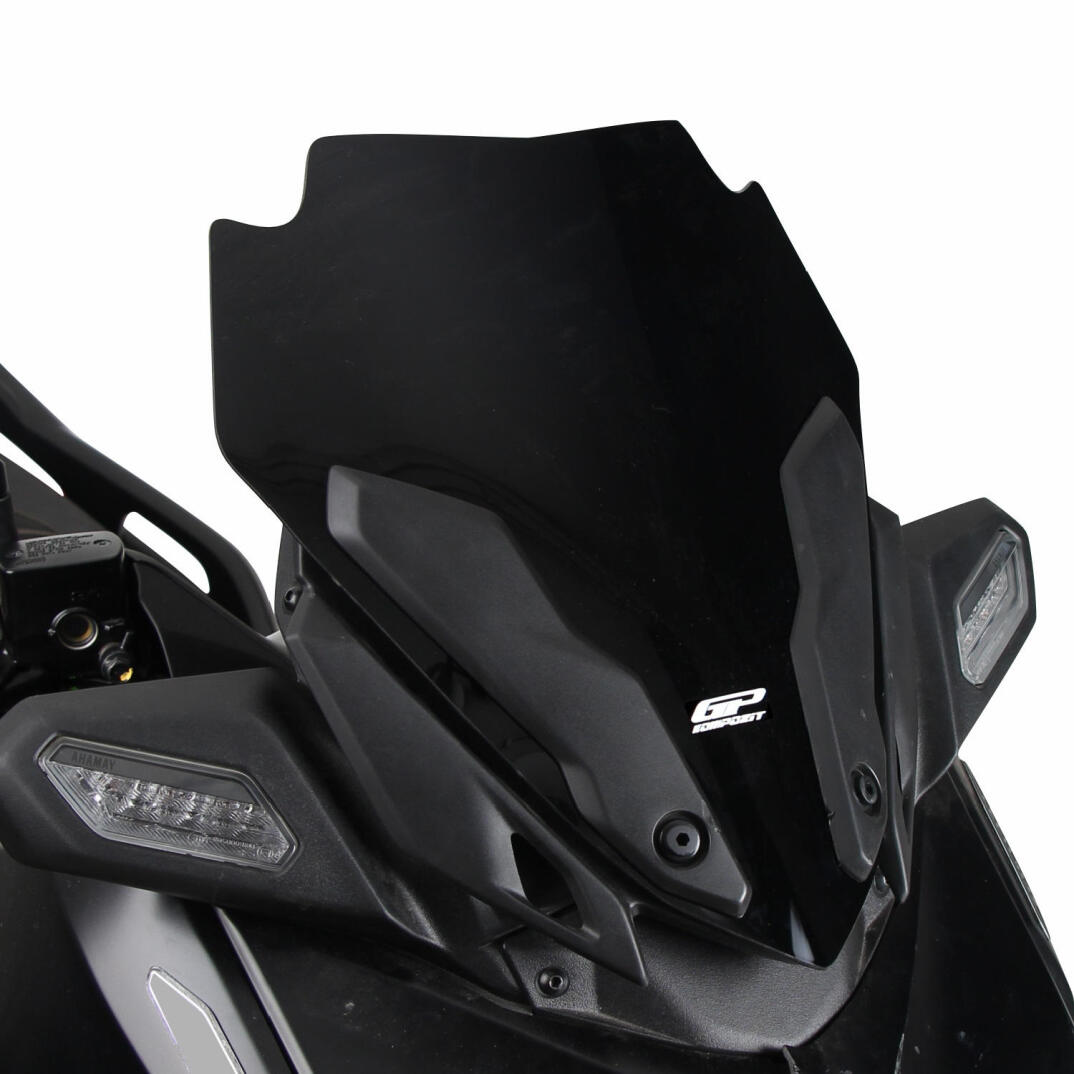 GP Kompozit Yamaha XMAX 250 2024-2026 Uyumlu Spor Ön Cam Siyah - 4