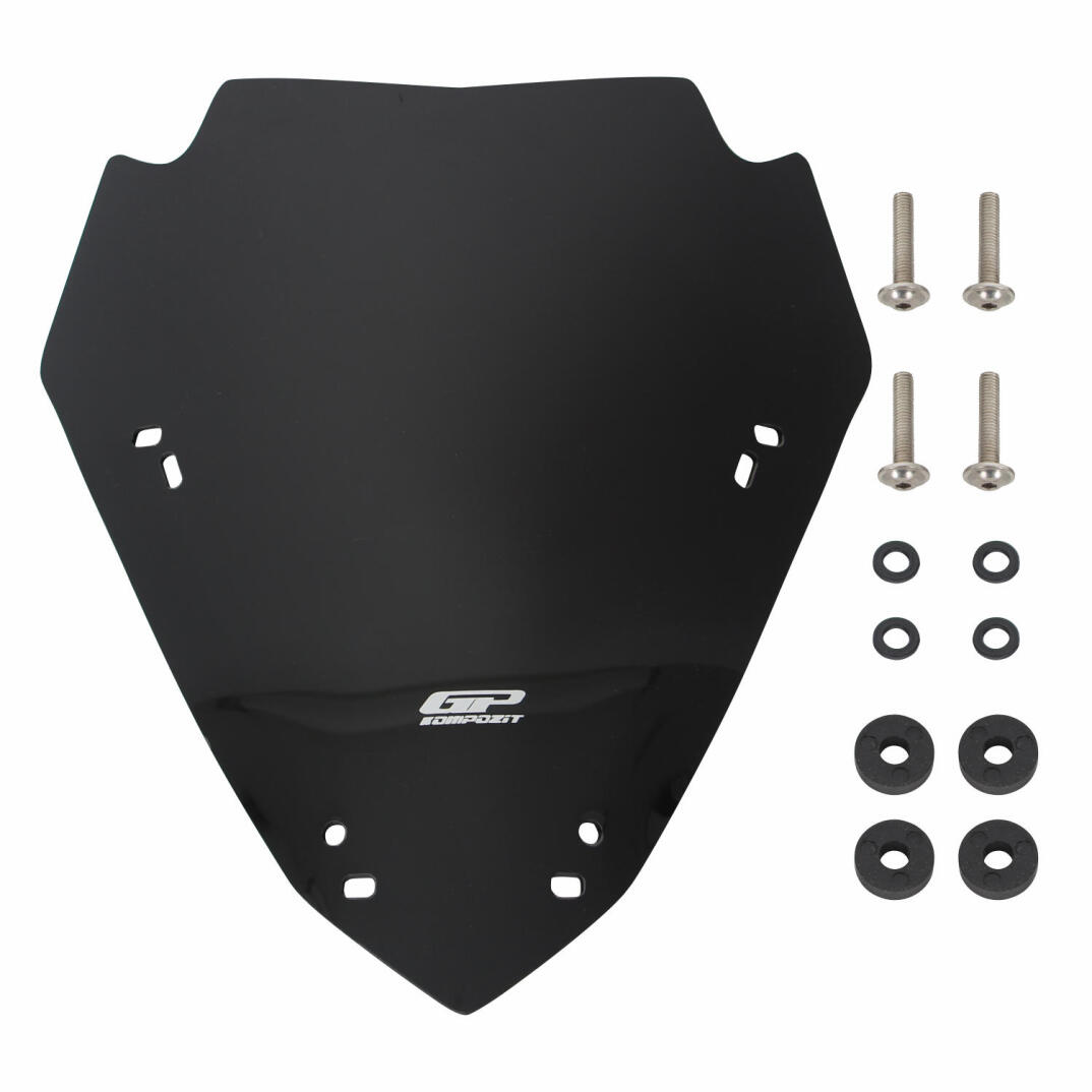 GP Kompozit Yamaha XMAX 250 2024-2026 Uyumlu Spor Ön Cam Siyah - 7